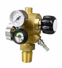 High Cylinder Valves IVIPR series Valve with Integrated Regulator for Ar/CO2 Mix and Inert Gases Mix Residual pressure valve with integrated Regulator Ergonomically designed with a compact, user