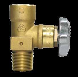 CBO series Vertical Outlet Acetylene Valve with Handwheel For Collar Style Cylinders Rugged brass forged body manufactured by Cavagna Group O-Ring design provides industries best leak tightness and