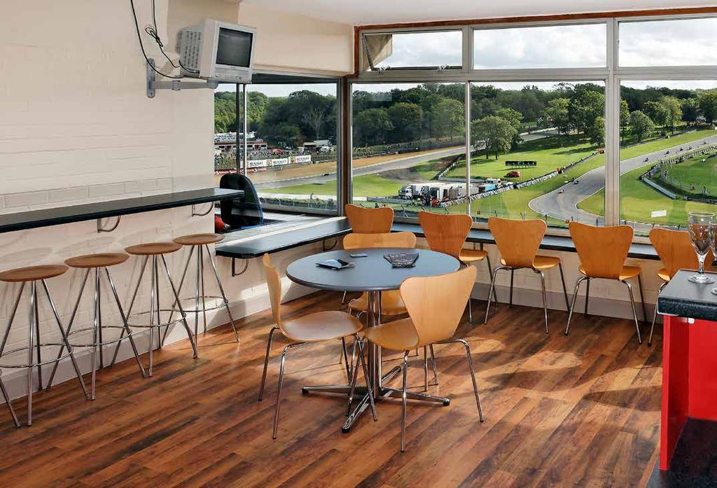 THE BRABHAM/ STEWART SUITES SITUATED RIGHT ALONGSIDE THE FAMOUS START/FINISH STRAIGHT, OUR SUITES ARE DESIGNED TO HAVE A FANTASTIC VIEW OF VIRTUALLY THE ENTIRE BRANDS HATCH INDY CIRCUIT.