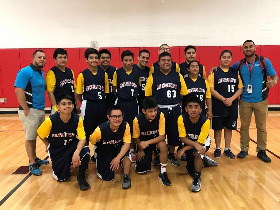 February 17, at Sharyland Pioneer High School. Our athletes competed, interacted, and cheered along with twenty-one other schools and agencies from around the region.