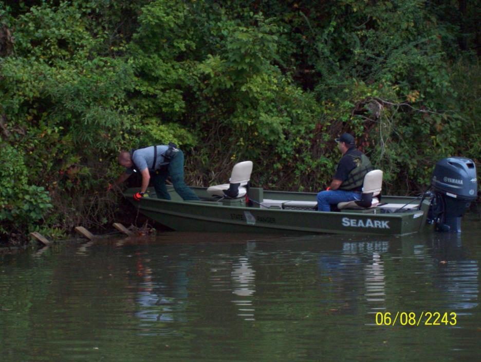 On Tuesday, September 30 th, RFC Keith Page and Cpl. Tony Wynne launched their river boats and assisted Georgia Power s Plant Scherer employees with a river cleanup detail along the Ocmulgee River.