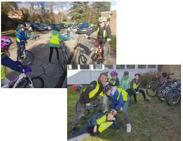 Despite last week's weather, all the children were really excited about their Bikeablity course and came ready and prepared to beat the elements!