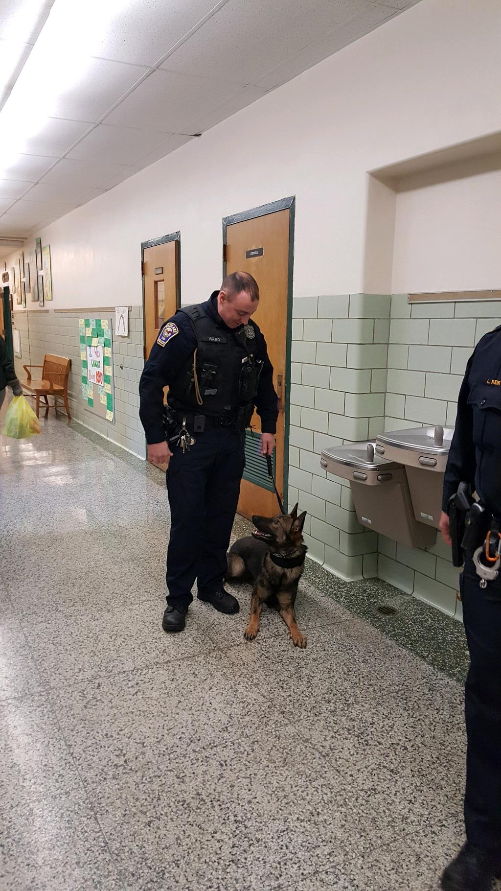 the rest of the school for the opportunity to help name our new Eastlake Police dog!