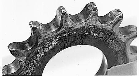Symptom ossible Causes Remedy Improper installation. Correct sprocket and shaft installation.
