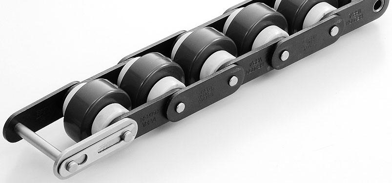 Chain Double lus Chain with Snap Cover VR-SC VR-SC (age 118) Center Roller Chain B igh Friction C Electro- Conductive