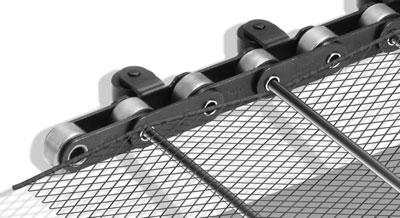 Mesh Conveyor Chain attachment chain to match the shape of