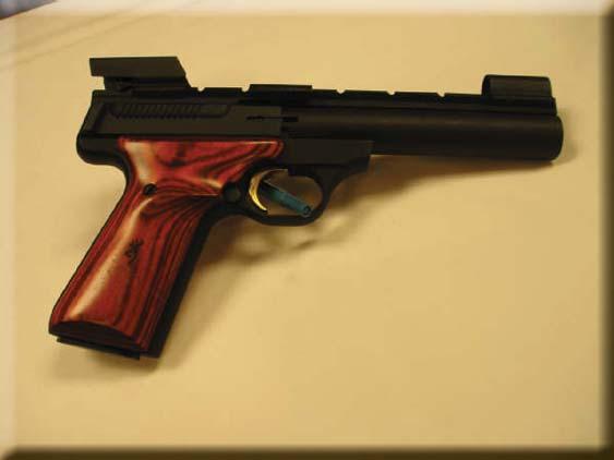 Buckmark Pistol Raffle Benny Emmons won April 26, 2009. Proceeds went to pistol range improvements at the GPGC.