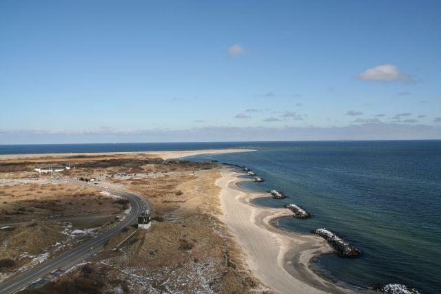The first picture shows the stretch of coast extending from South of the Grey Lighthouse (Gråfyr) to the North