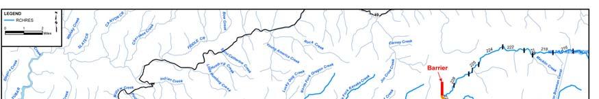 CHAPTER 3: 5BHABITAT ANALYSIS: CURRENT WATER OPERATIONS (2004) FIGURE 3-9 River Reaches With