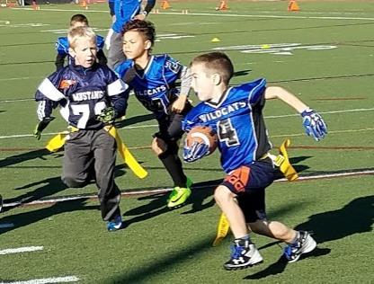 AYF-Flag teams played in Bedford against teams from Bedford and Milford.