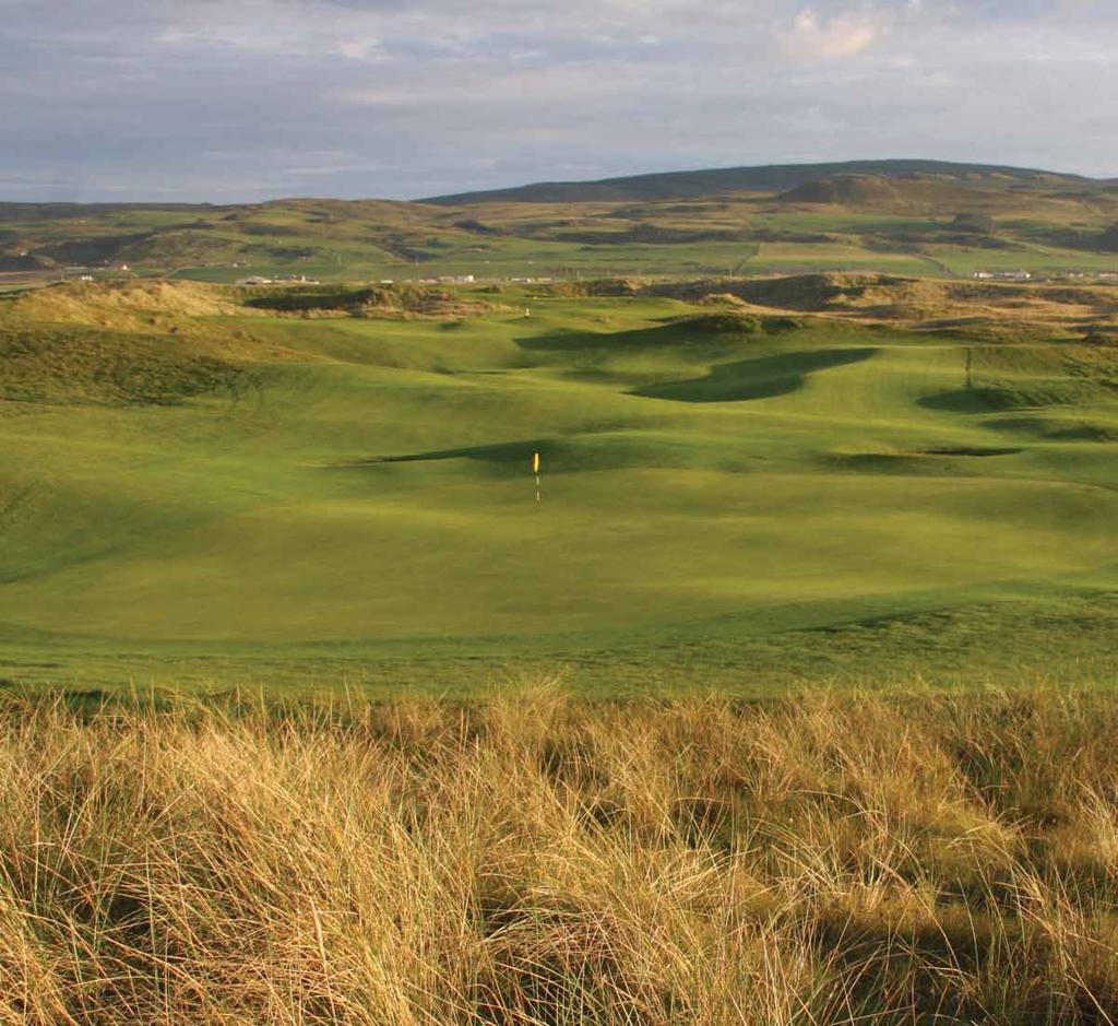 Machrihanish JULy 21: PORTRUSh, NORThERN IRELAND today we attend the final round of the 148 th open, the first open to be played outside of scotland and england in 66 years.