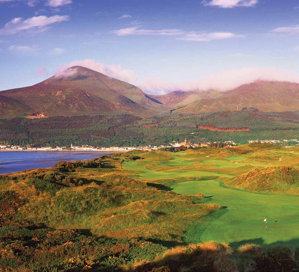 The Royal County Down Golf Club JULy 23: BELFAST, NORThERN IRELAND GolF: THe RoYal CouNTY down GolF CluB designed by old tom morris, royal County down is admired as
