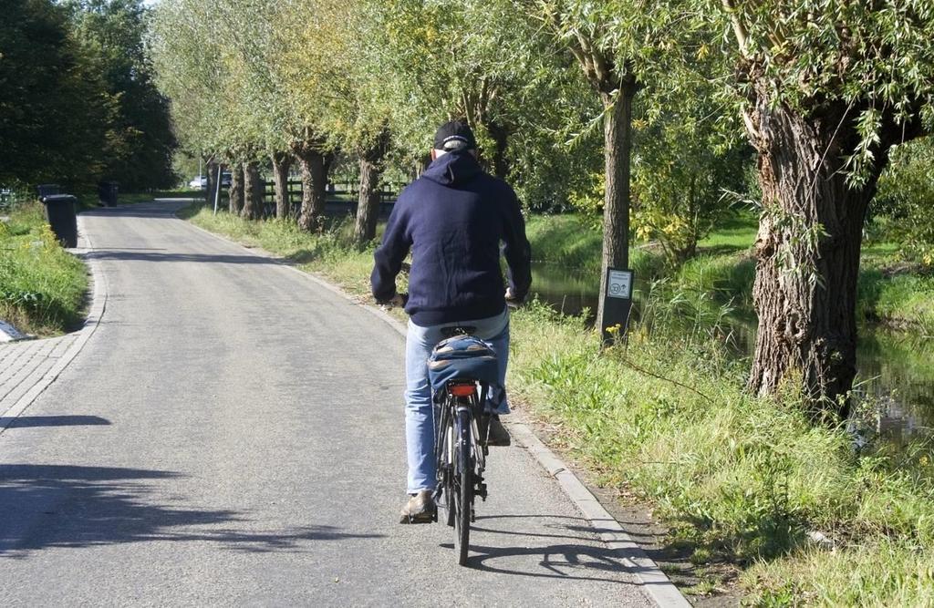 Cycling an average bicycle route in