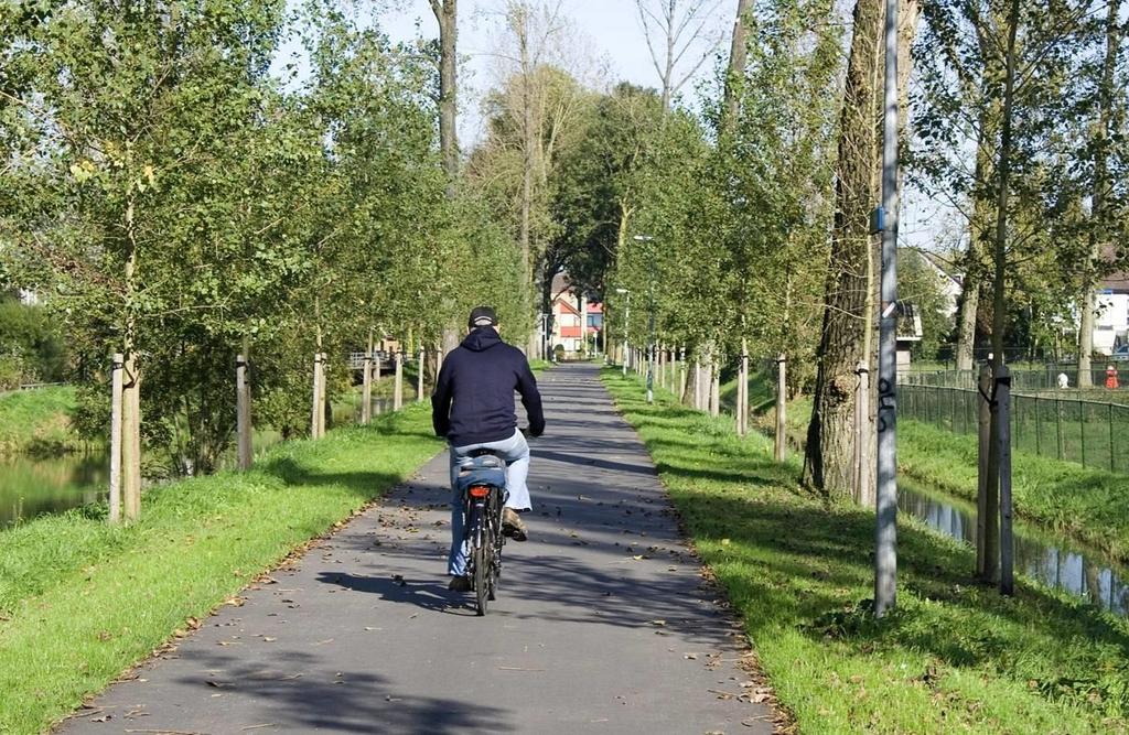 Cycling an average bicycle route in Utrecht