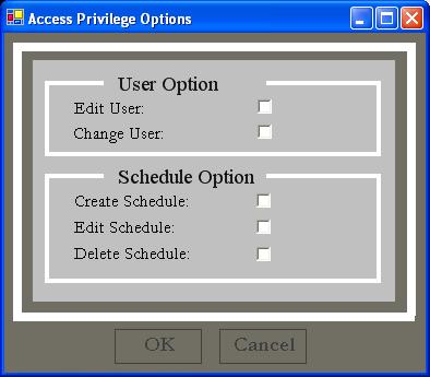 Edit User The User ID and Password can be edited (changed) by using the Add/Edit User Screen (Figure 15).