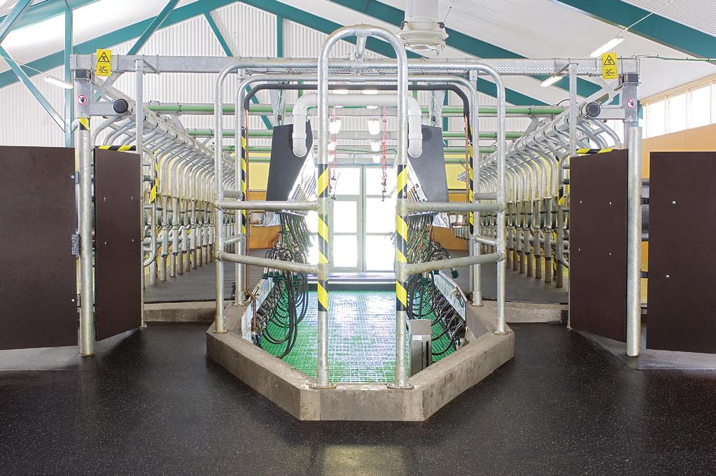 Model: Global 90i without subway Model: Global 90i Subway In this model, the service-relevant milking technology