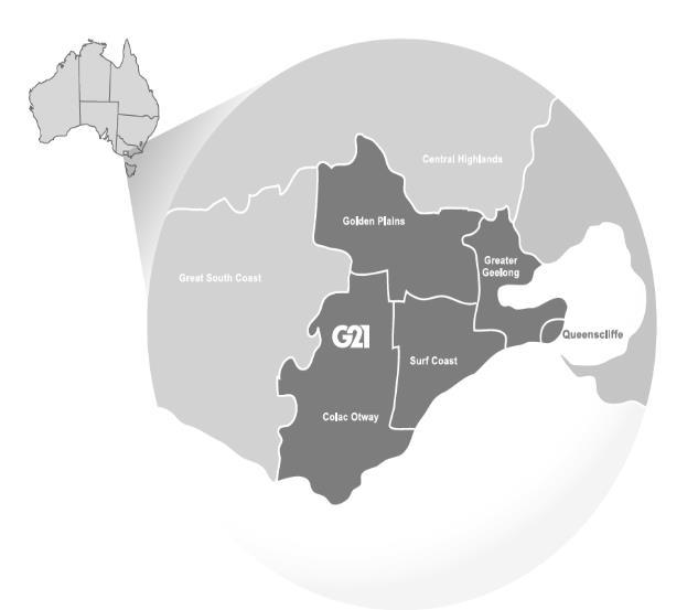 PROJECT CONTEXT PROJECT STUDY AREA The project study area includes the five Local Government areas within the and aligns with the geographic region of Cricket Victoria s Barwon Region.