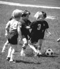 The Game i the Child The youth soccer player is defied as ay child from pre-school through adolescece.