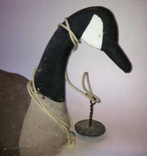 A very generous donation to this event! Lot 19 Balsa Goose attributed to Harkers Island area.