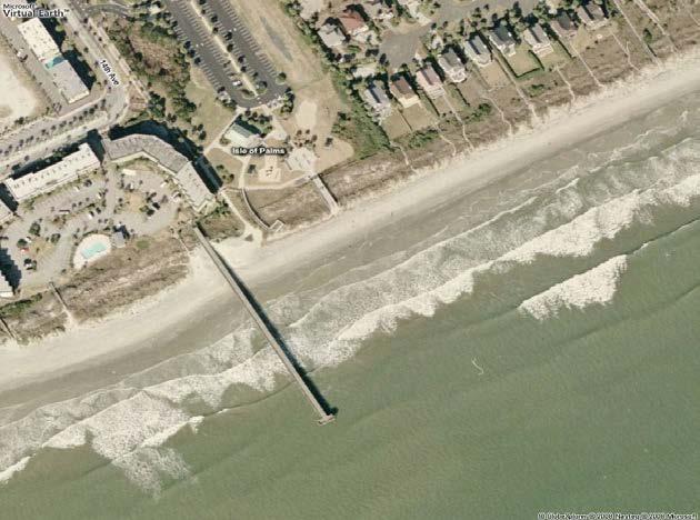 The Isle of Palms guarded area is 333 feet long (approximately 115 yards).