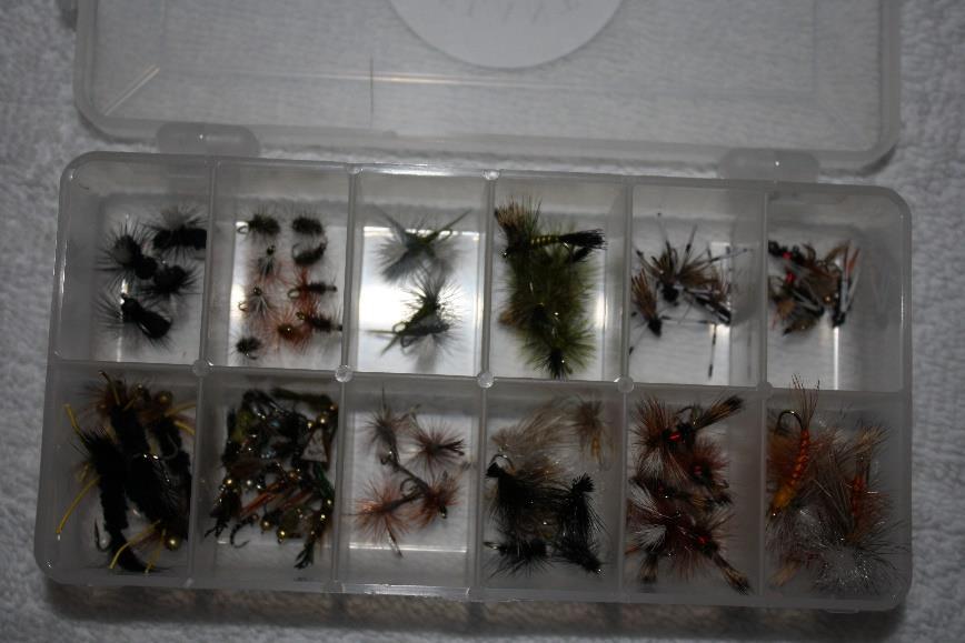 One Box of Assorted Dry Flies.