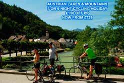 Austrian Lakes & Mountains Self Guided Cycling Holiday. Self-Guided: Enjoy at your own leisure.