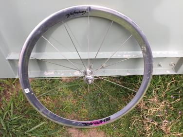but rim damaged as per photo Front $15 WR1 Dura-Ace 10 speed