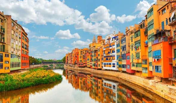GIRONA A couple of hours outside of Barcelona, Girona has grown from a littleknown town pro cyclists used as a training base, to a full-blown hotbed of European cycling.