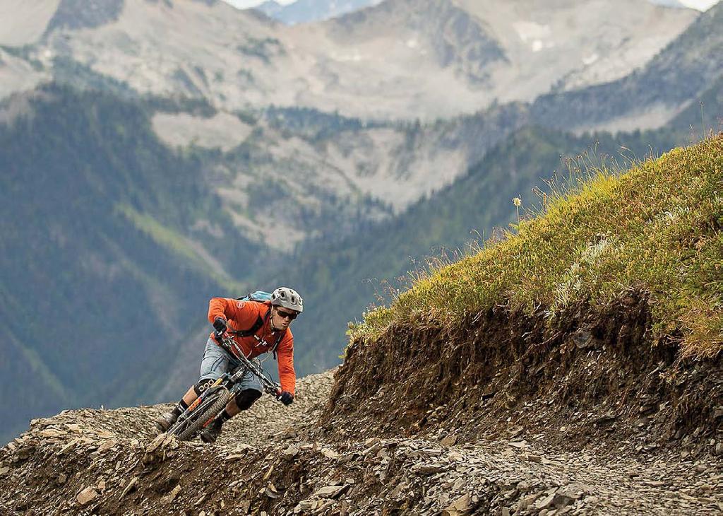 BEST OF BC MOUNTAIN BIKING In most others riding destinations, mountain biking evolved on pre-established trails, whether built for hikers, horses, or even vehicles.