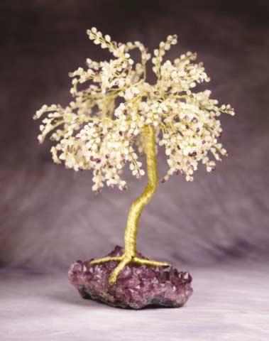 BRAZIL Amethyst and quartz Tree of Life symbolic of Jack s gift of life