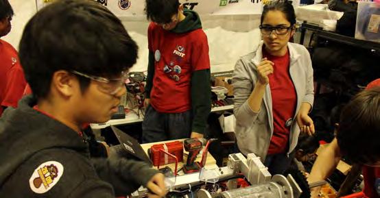 *PLEASE DROP OF ALL MATERIALS AT THE MANUFACTURING DEPARTMENT, ROOM 103* ROBOTICS Over the March Break, Ward s Robotics Team 5596 competed in the First Robotics competition at the Ryerson