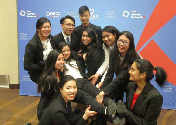 DECA helps students develop and nurture 21st century skills while providing networking and friendshipbuilding opportunities.