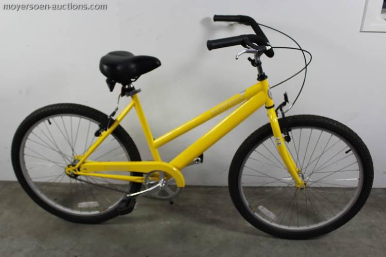 214 1 Beachcruiser MADWAGON Color yellow, Gears: fixed, Size approximately: 48.