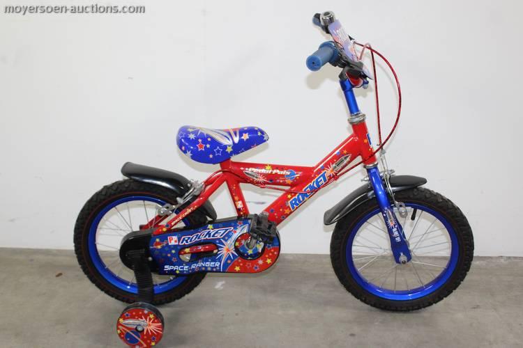 220 1 Children's bike 14 ROCKET, Color: red-blue, Size