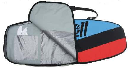 -Durable 600D polyester top with heat reflective tarpaulin -1/4 Foam padding -Wider tail and