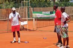 East African regional workshop for tennis coaches in Rwanda Technical course for boxing coaches in Ecuador It is also interesting to note that, at the various sessions held in training centres in