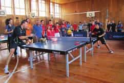 The four most popular sports were tennis, athletics, table tennis and boxing.