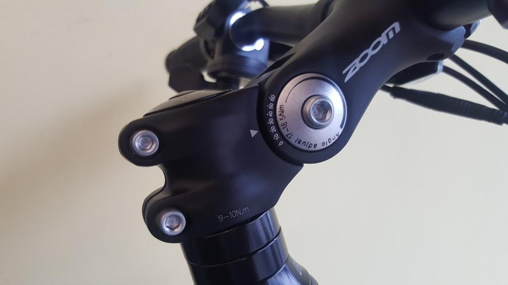 Handlebar adjustment and fine-tuning: You may well need to adjust the handlebars to find the most comfortable position, the handlebars can be adjusted in several ways.