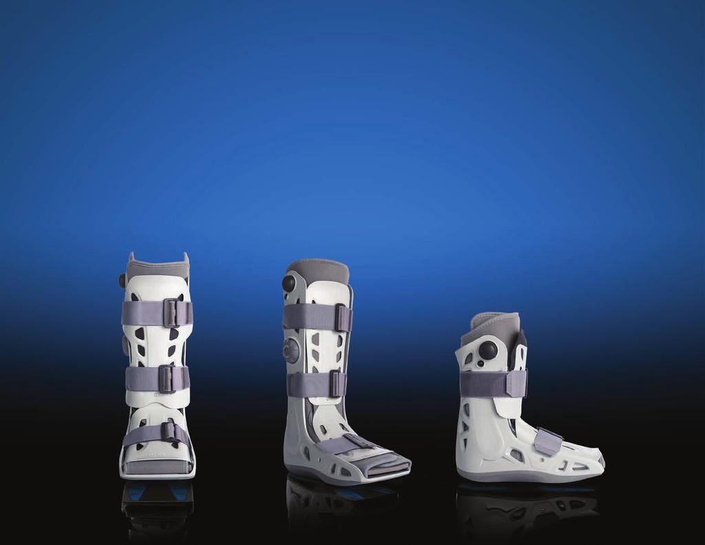 THE ULTIMATE COMBINATION DESIGNED FOR COMFORT + ENGINEERED FOR HEALING AirSelect puts comfort, control and healing in the hands of the patient with the mostadvanced pneumatic walking boot available.