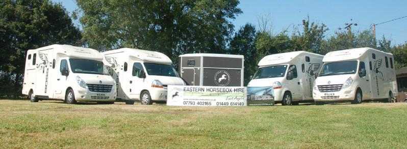 Based in Stowupland, Suffolk Eastern Horsebox Hire & Horse Transport Luxury 5 Seater 3.