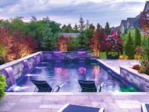 stunning pools available today. Designed with straight lines and 90 degree corners, this pool offers formal elegance and style like no other.