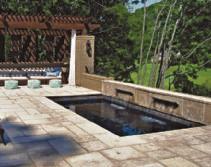 But the flowing curves of the Tuscany allow you to maneuver the pool into irregular spaces that are otherwise unsuitable for more formal shapes.