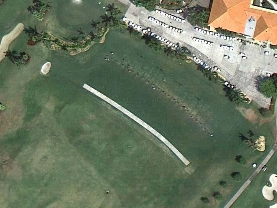March 2011 Aerial Over 46,000 sf of Celebration sod used in 2009. The range was usable in less than a month. It stands today as a typical example of Celebrations qualities.