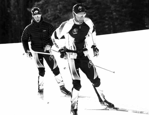 For eight years prior to coming to he was also a member of the Steamboat Springs Winter Sports Club.