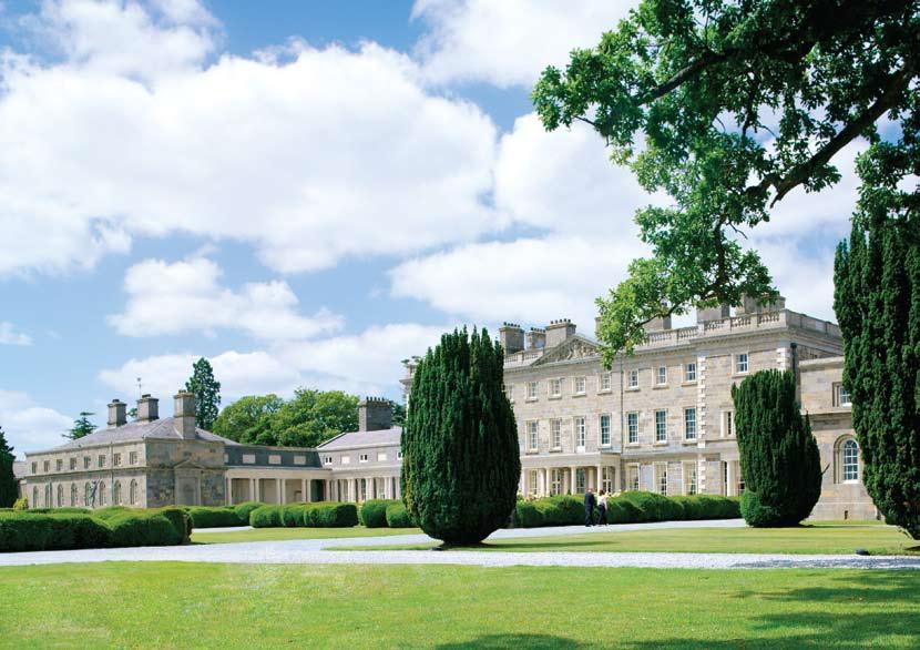 Cosmopolitan cool Carton House, one of Ireland s most magnificent country estates since 1739, has always gone unusually far to welcome its guests.