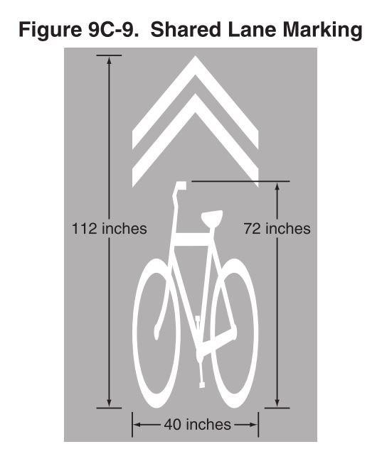 RECOMMENDATIONS Sharrows are designed for lower-speed roadways where automobile speeds do not exceed 35 mph.