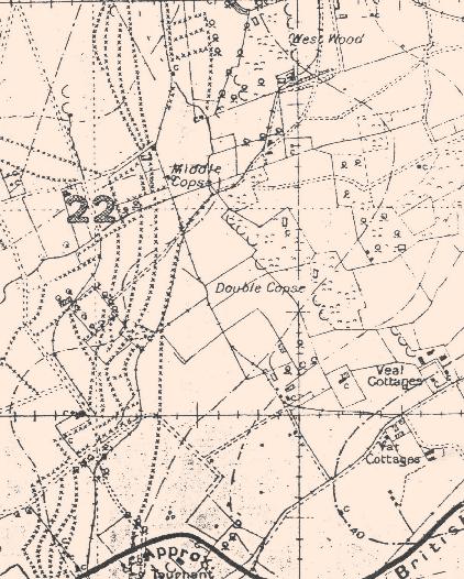 German defensive lines of trenches, thick wire entanglements and concrete pill-boxes, seize the high ground of the ridge upon which sits the village of Passchendaele (Passendale today) and from there