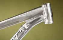 Taper steerer tube technology at the headtube, hydroformed top tube and downtube, and over 10 forged or extruded parts on the R.I.P.