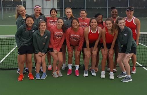 Tennis: The tennis team lost two hard fought matches at the start of the week in brutal weather conditions, first to Heritage Christian 2-3 and then to HSE, 1-4.