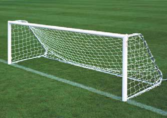 Football goal posts Five-a-side OSE-F1229 OSE-F1230 Integral weighted goal Improved specification This aluminium goal conforms to FA Guidelines. Self weighted portable aluminium goal.